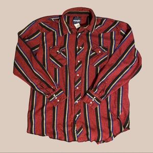 Vintage Wrangler Cotton Button Down Shirt